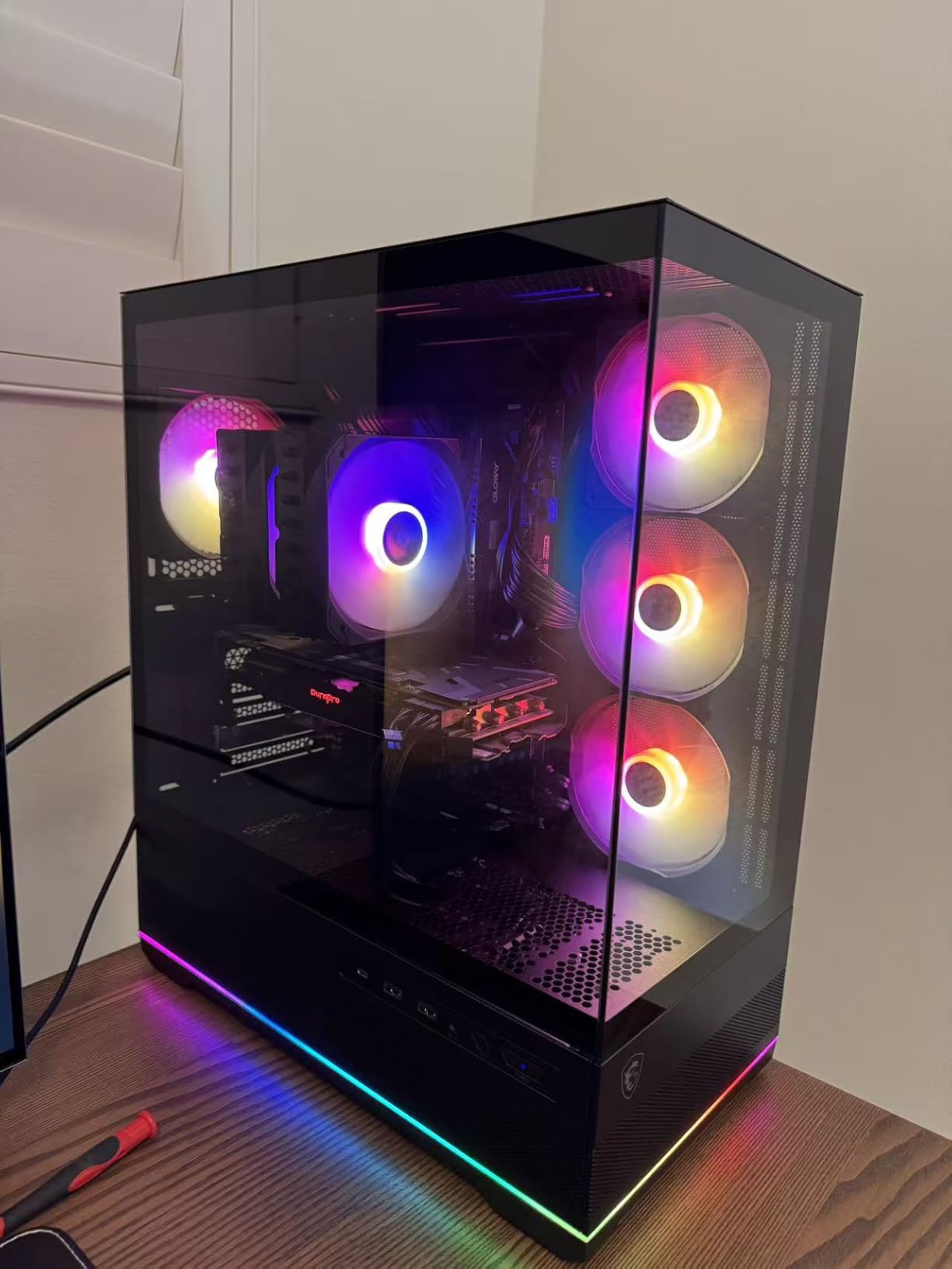 MSI MPG A850GS PCIE5, Fully Modular Gaming 850W Power Supply, 80+ Gold, Dual 12V-2x6 Cables, Server-Grade Capacitor, ATX 3.1 & PCIe 5.1 Ready, Low-Noise, Semi Digital, 10 Year Warranty customer photo 1