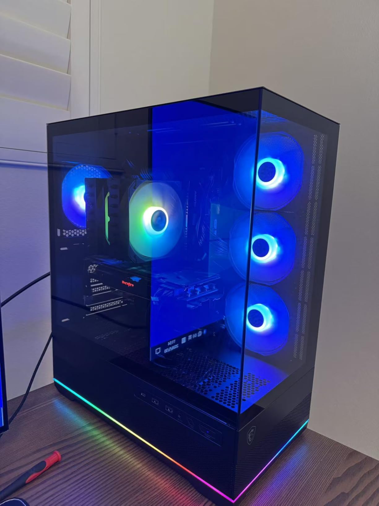 MSI MPG A850GS PCIE5, Fully Modular Gaming 850W Power Supply, 80+ Gold, Dual 12V-2x6 Cables, Server-Grade Capacitor, ATX 3.1 & PCIe 5.1 Ready, Low-Noise, Semi Digital, 10 Year Warranty customer photo 2