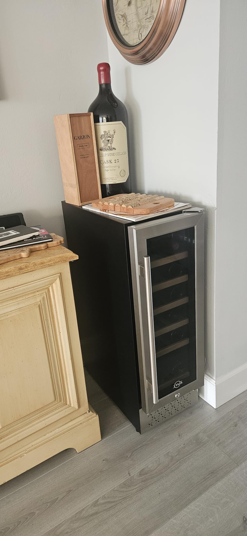 Tylza Outdoor Refrigerator 24 Inch Wide, Stainless Steel Beverage Refrigerator 176 Can for Undercounter Built-in or Freestanding, for Home and Patio, Water Proof, Fast Cooling, Low Noise, 37-65 F customer photo 2