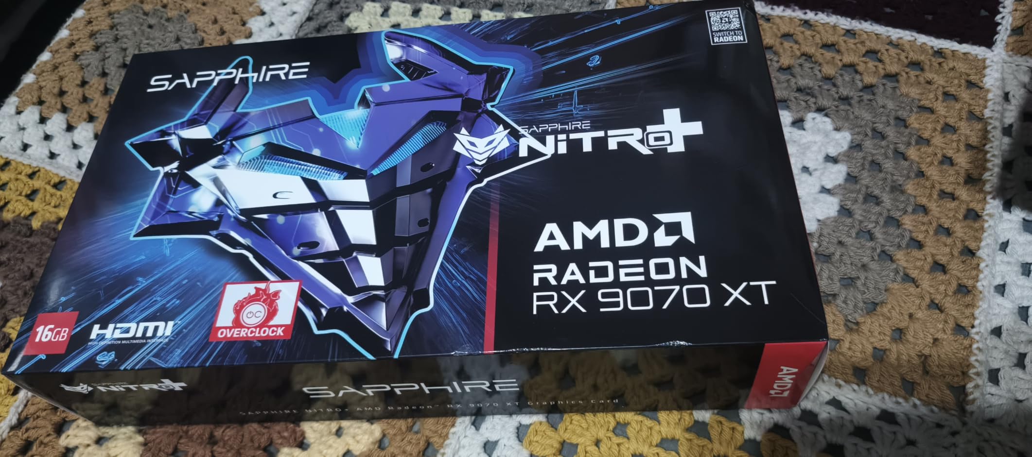 Sapphire 11348-01-20G Nitro+ AMD Radeon RX 9070 XT Gaming OC Graphics Card with 16GB GDDR6, AMD RDNA 4 customer photo 1