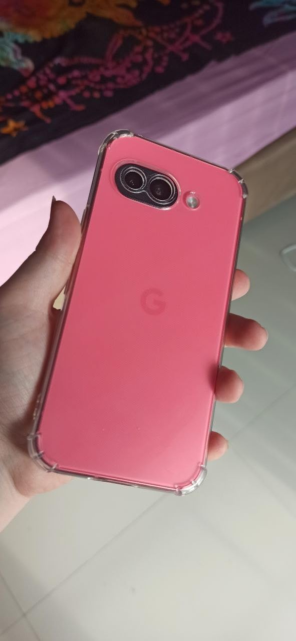 Pixel 9a with Gemini - Unlocked Android Smartphone with Incredible Camera and AI Photo Editing, All-Day Battery, and Powerful Security - Peony - 128 GB customer photo 1