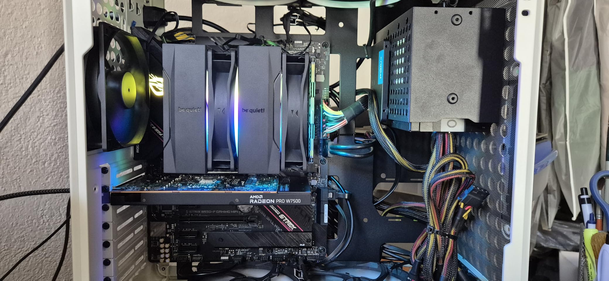 be quiet! Pure Rock Pro 3 Black CPU Air Cooler | 6 High Performance 6mm Heat Pipes with HDT Technology | 120mm Quiet PWM Fan | AMD:AM4 AM5/Intel LGA 1700/1150/1151/1200 | Black | BK042 customer photo 1