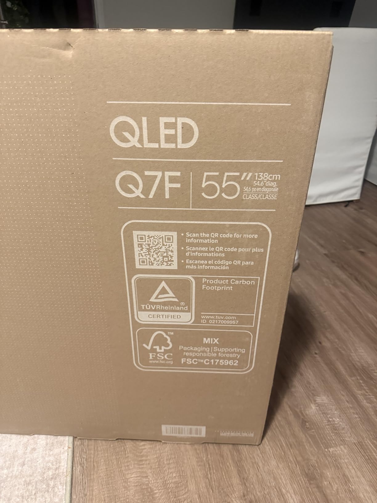 55-Inch Class QLED Q7F Series Samsung Vision AI Smart TV (2025 Model, 55Q7F) Quantum HDR, Object Tracking Sound Lite, Q4 AI Gen1 Processor, 4K upscaling, Gaming Hub, Alexa Built-in customer photo 1