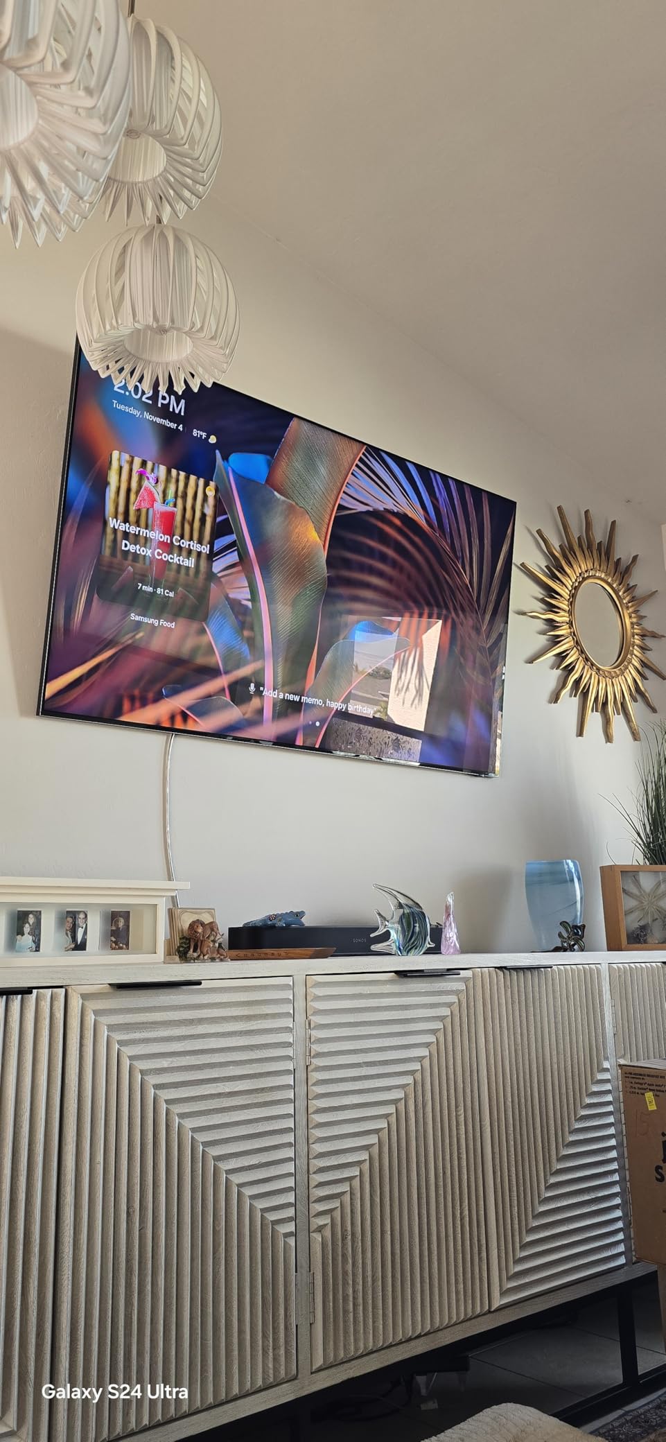 Samsung 85-Inch Class Neo QLED QN990F 8K Mini LED Smart TV (2025 Model) NQ8 AI Gen3 Processor, 8K AI Upscaling Pro, Wireless One Connect, Glare Free, Samsung Vision AI, Alexa Built-in customer photo 2