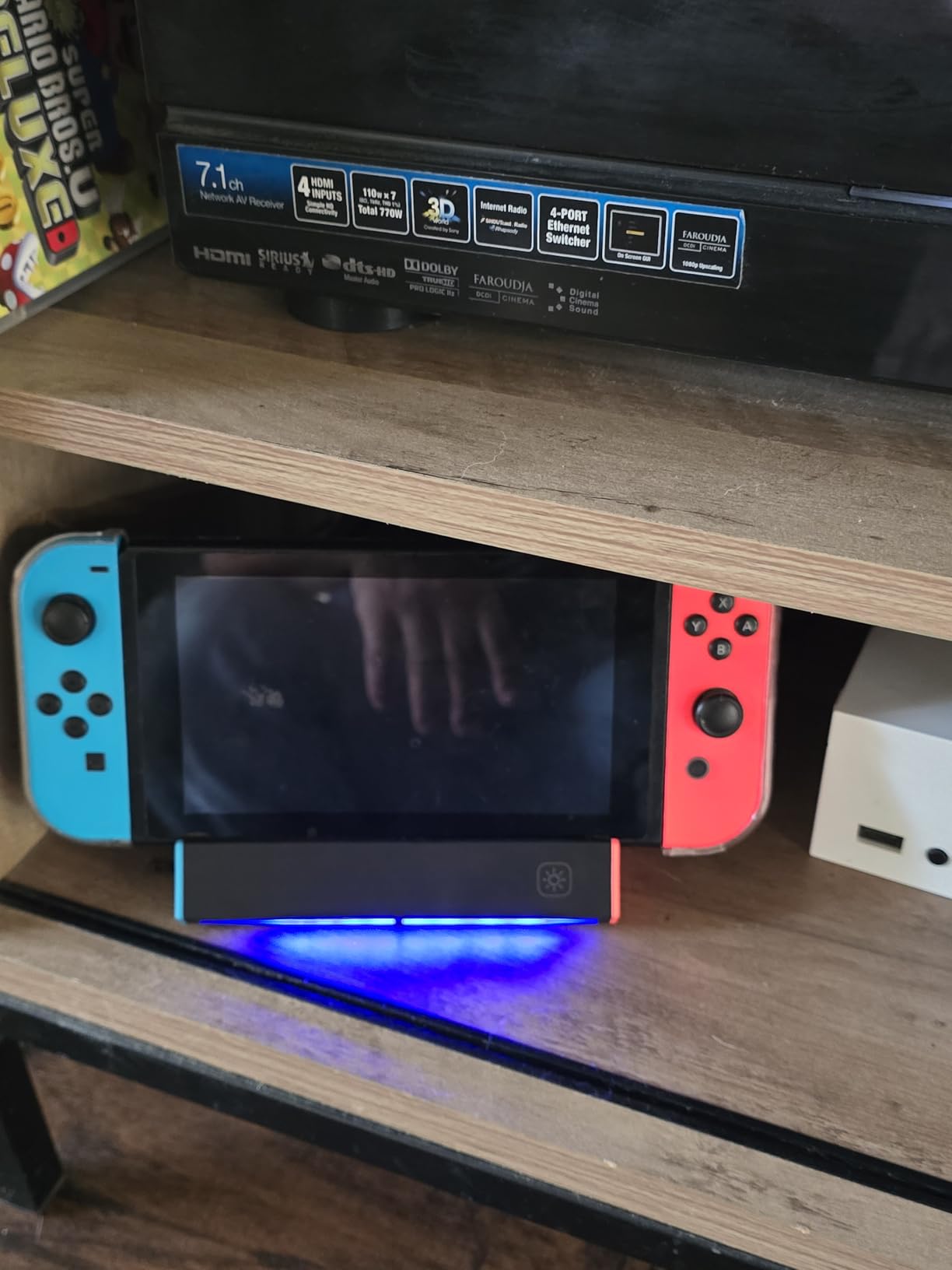 iPLYGAM Switch Dock for Nintendo Switch1/OLED, Portable Switch Docking Station with 4K HDMI/USB Port/Type Port, Replacement for Nintendo Dock Charging Stand (NO Cable Included) customer photo 1