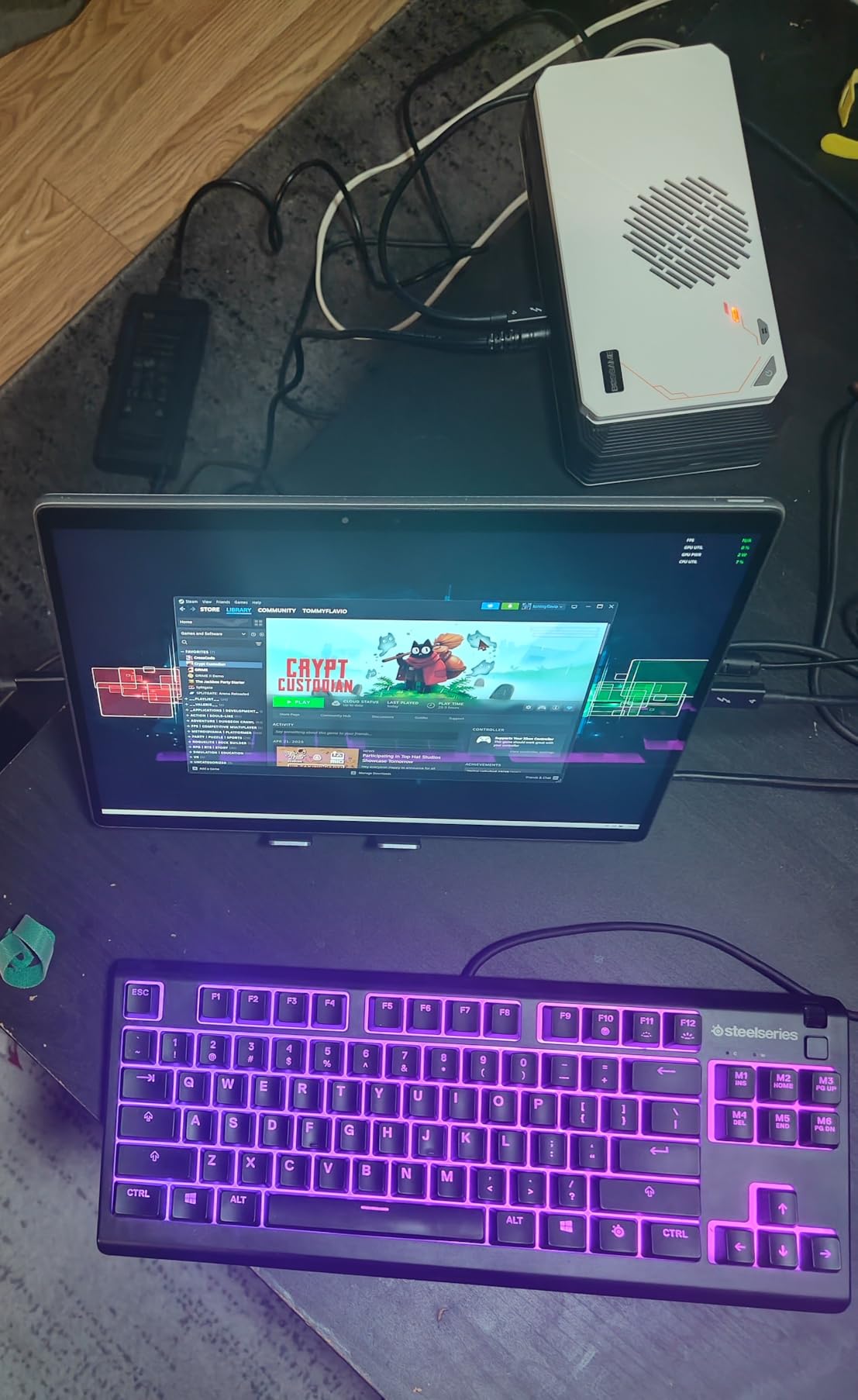 BOSGAME eGPU Graphic Card Dock Expansion Card, Radeon RX 7600M XT 8GB GDDR6 RDNA3 Architecture M.2 2280 Oculink, Support Thunderbolt 3 And Thunderbolt 4 customer photo 1