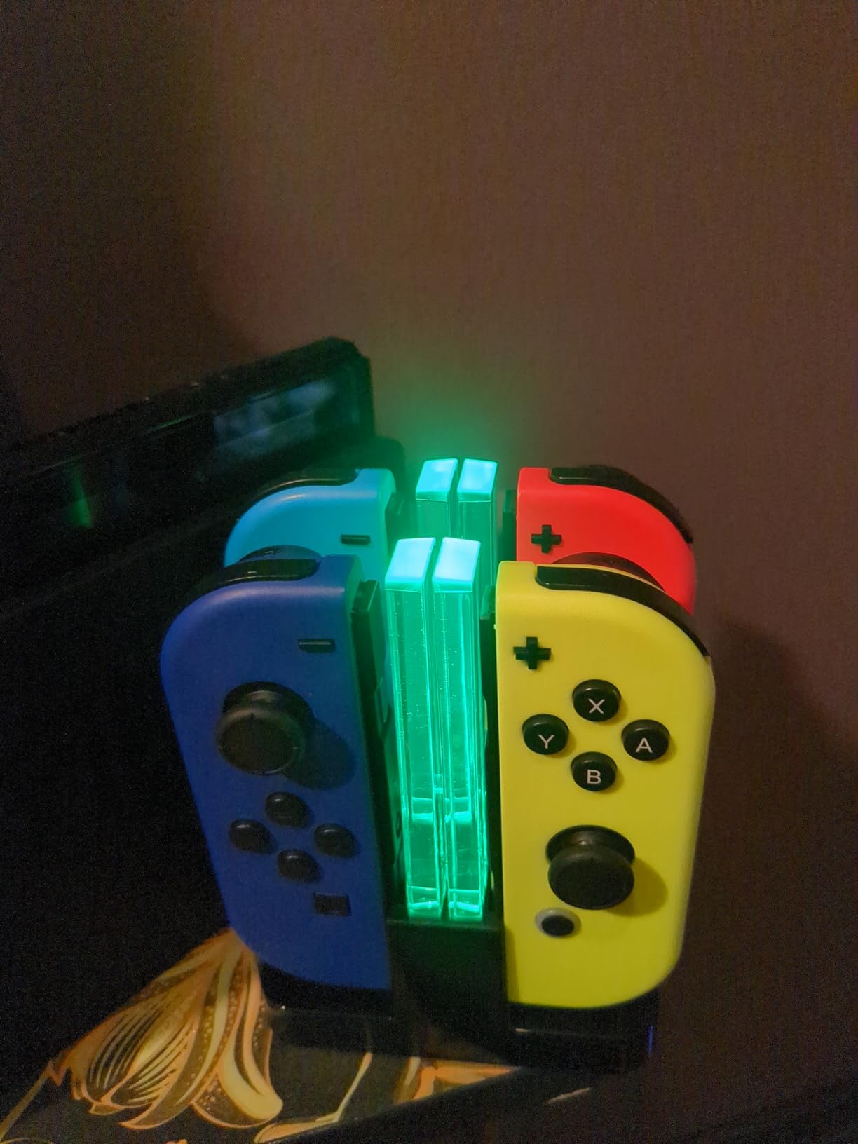 FASTSNAIL Charging Dock for Nintendo Switch 2 (2025) for Joy-Con 2, Dual-Direction Magnetic Fast Controller Charger Station with 9 RGB Light customer photo 2