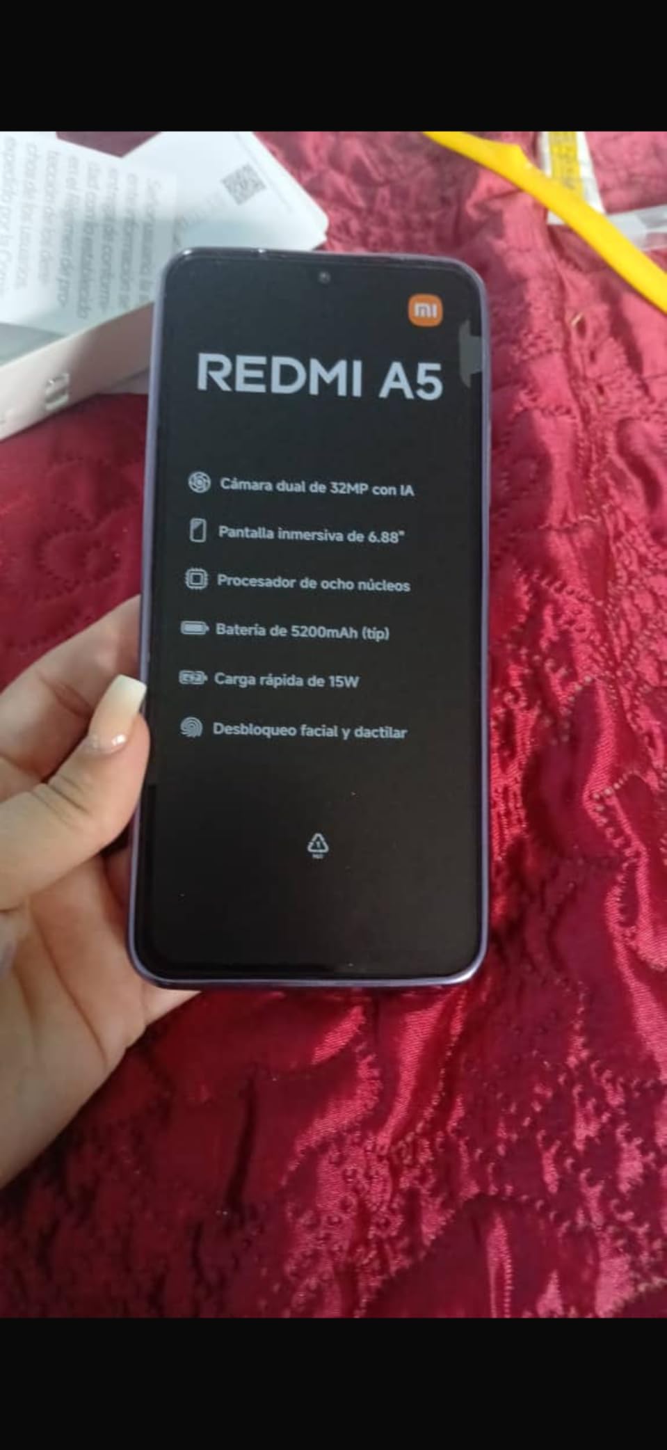 Redmi A5 4G LTE (64GB + 3GB) 32MP Ai Dual Camera 6.88