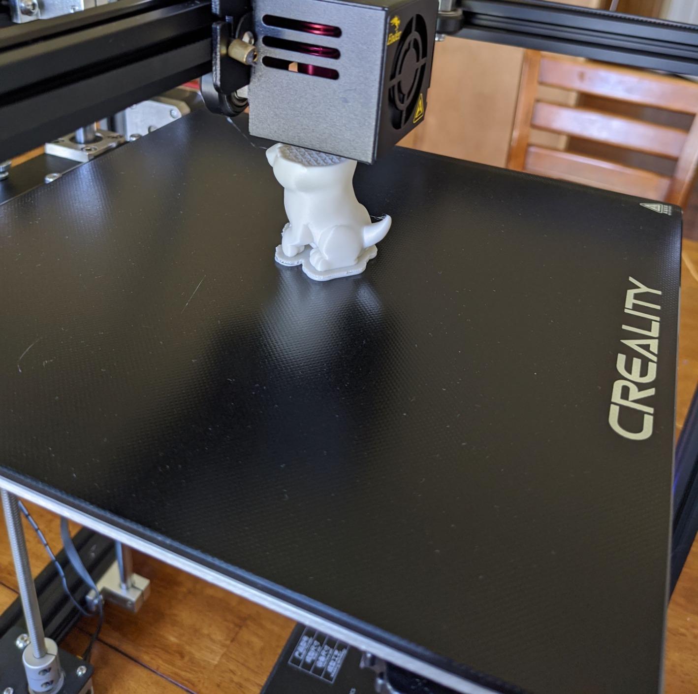 Ender-3 V3 KE 3D Printer, 500 mm/s High-Speed Printing with Auto-Leveling, Sprite Direct Extruder Supports 300℃ Printing, Ultra-Smooth and Stable, 220×220×250 mm Print Volume customer photo 1