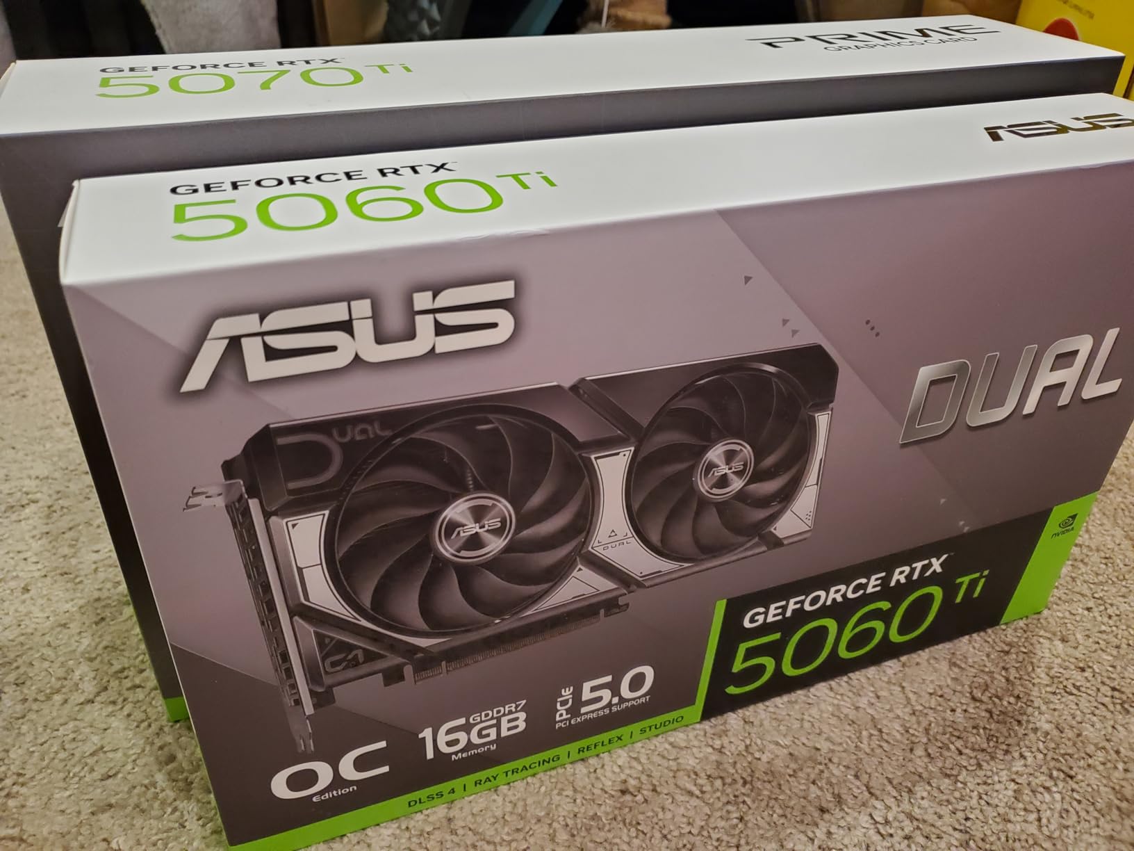 ASUS Dual NVIDIA GeForce RTX 5060 Ti 16GB GDDR7 OC Edition customer photo 2