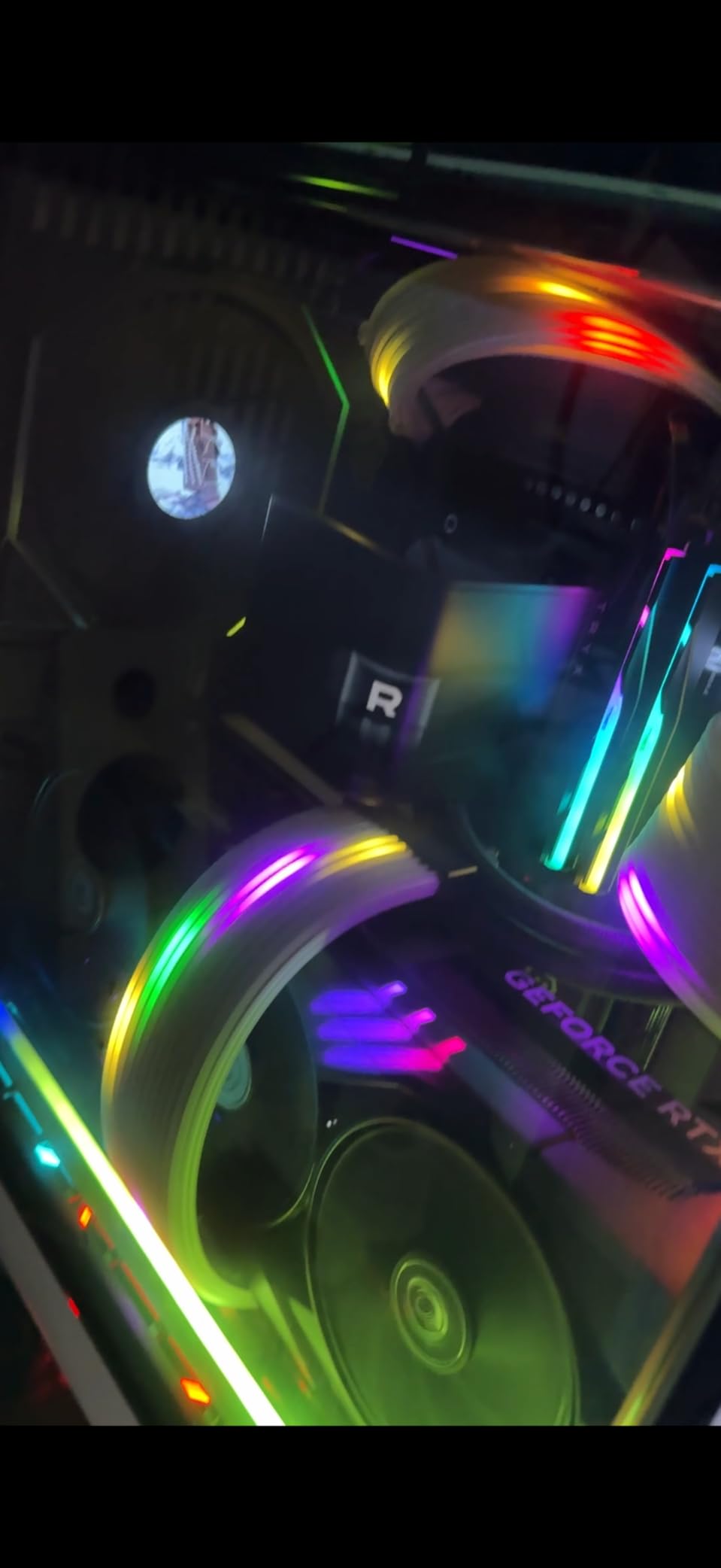TRYX Panorama SE 360 ARGB 360mm AIO Rotatable 6.67'' AMOLED Curved Screen 3D Anamorphic Effect Customizable AIO Cooler 360mm Asetek Adela Pump 280w TDP ARGB Fan Intel LGA 1851/1700 AMD AM5/AM4 customer photo 2