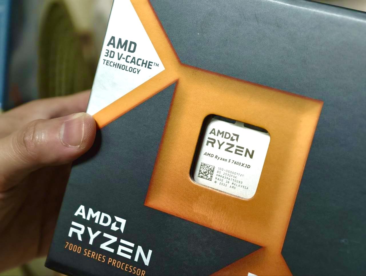 AMD Ryzen 5 7600X3D Raphael AM5 4.1GHz 6-Core Desktop Processor customer photo 2