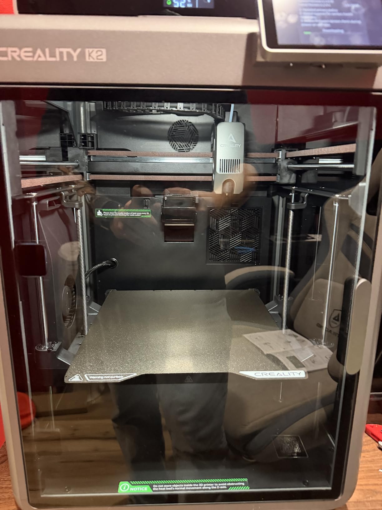 Creality K2 3D Printer, Multicolor Printing Need CFS, Max 600mm/s Printing Speed, Smart Auto Leveling & Al Camera, Next-Gen Direct Drive Extruder, 95% Pre-Assemble, Build Volume 260 * 260 * 260mm customer photo 1