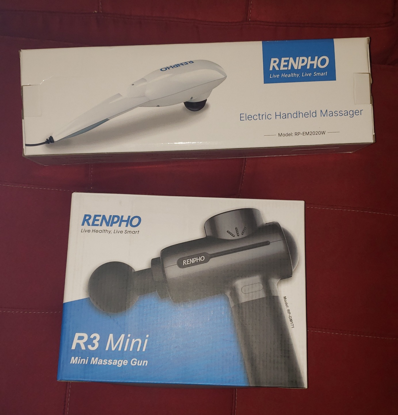 RENPHO Active Thermacool 2 Massage Gun with Heat and Cold, [2026 Upgraded] Handheld Percussion Deep Tissue Neck Back Muscle Massager, FSA Approved Gifts for Men Him Athletes Women Her HSA customer photo 2