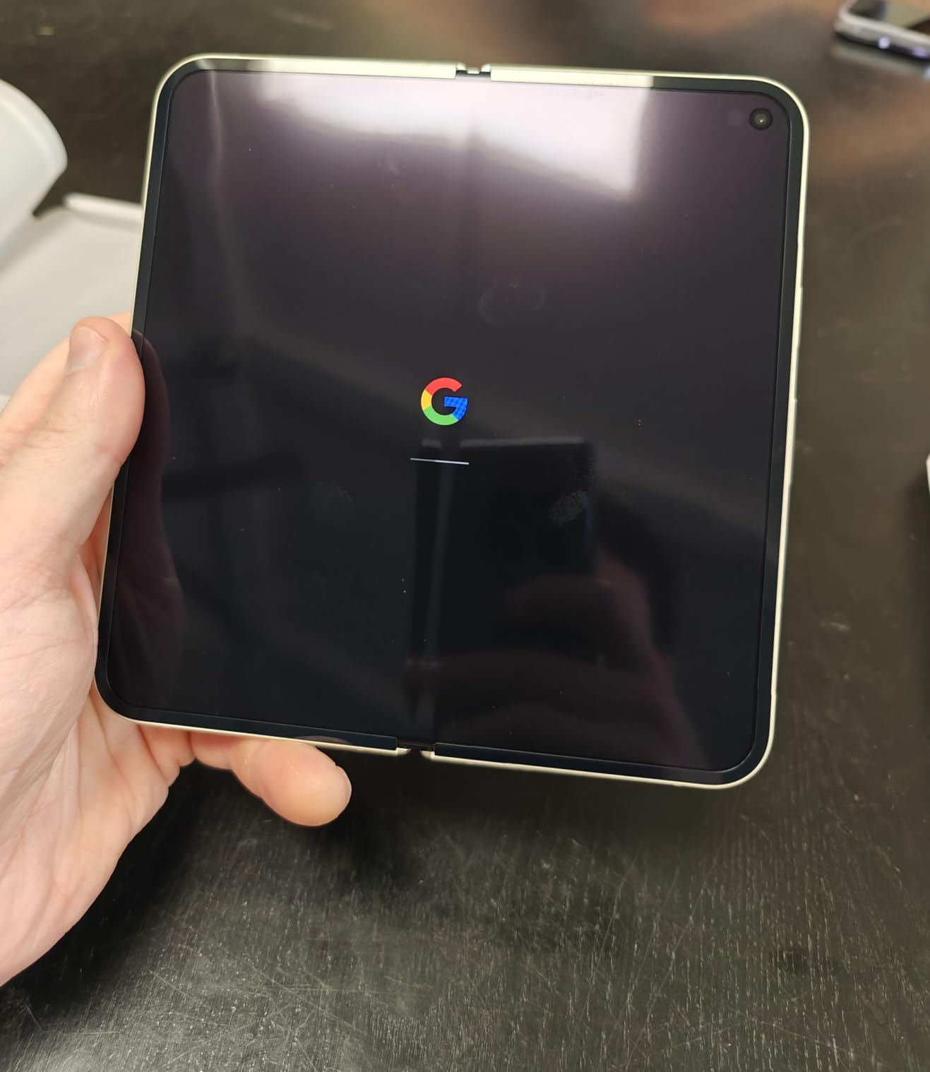 Google Pixel 10 Pro Fold - Unlocked Android Smartphone - Gemini AI Assistant - Advanced Triple Rear Camera System - 24+ Hour Battery - Foldable Display - Moonstone - 256 GB (2025 Model) customer photo 2