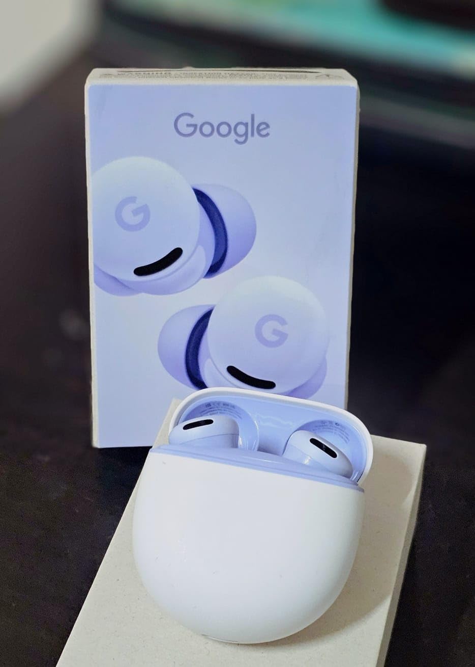 Google Pixel Buds 2a - Wireless Bluetooth Earbuds with Active Noise Cancellation and Transparency Mode - Lightweight, Comfortable Fit - 20-Hour Battery - Water Resistant - Built for Gemini - Hazel customer photo 2