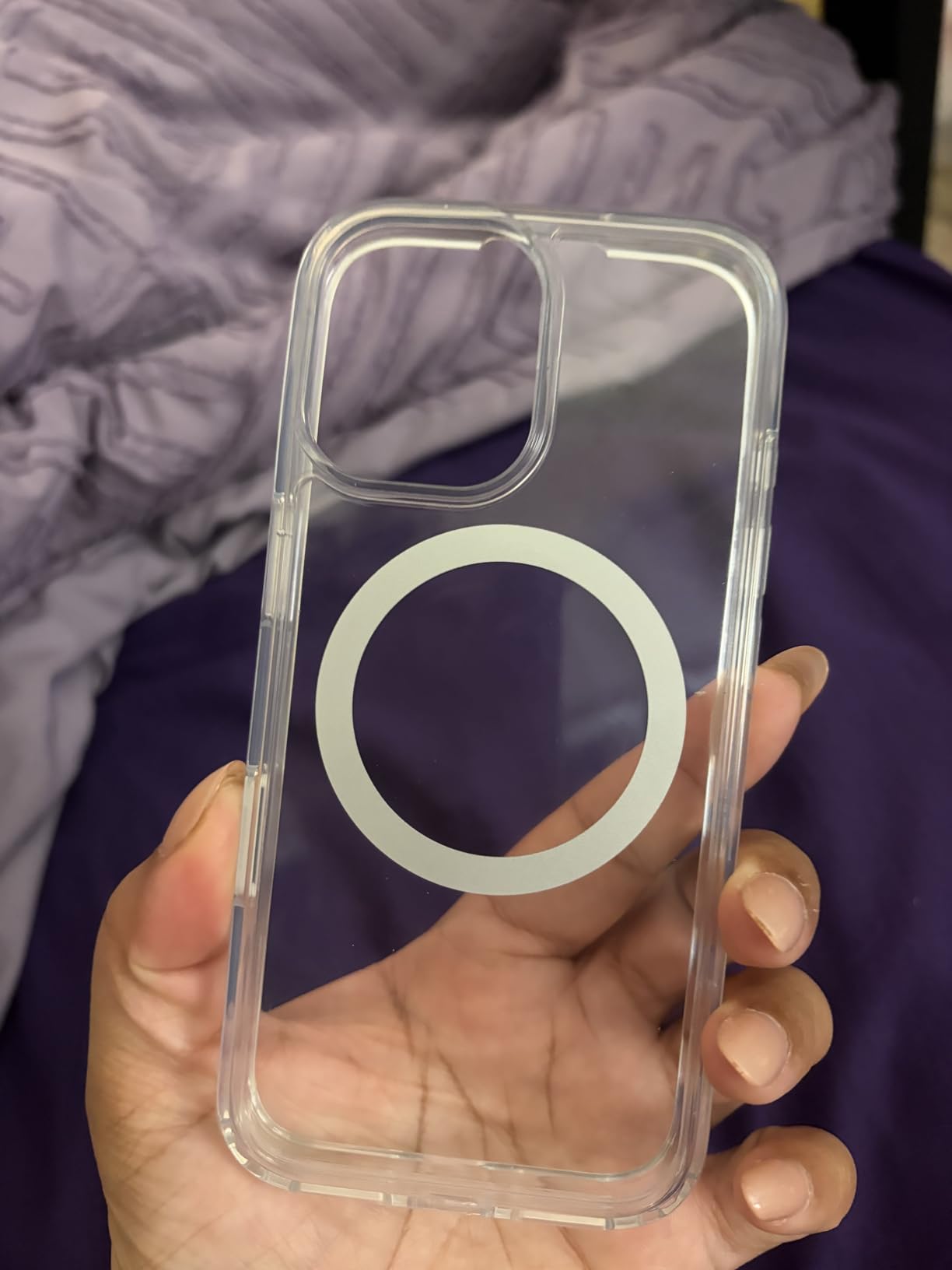 OtterBox iPhone 17 Symmetry Series Clear Case - Clear - Ultra-Thin, Sleek iPhone Case, MagSafe with Camera Control customer photo 2