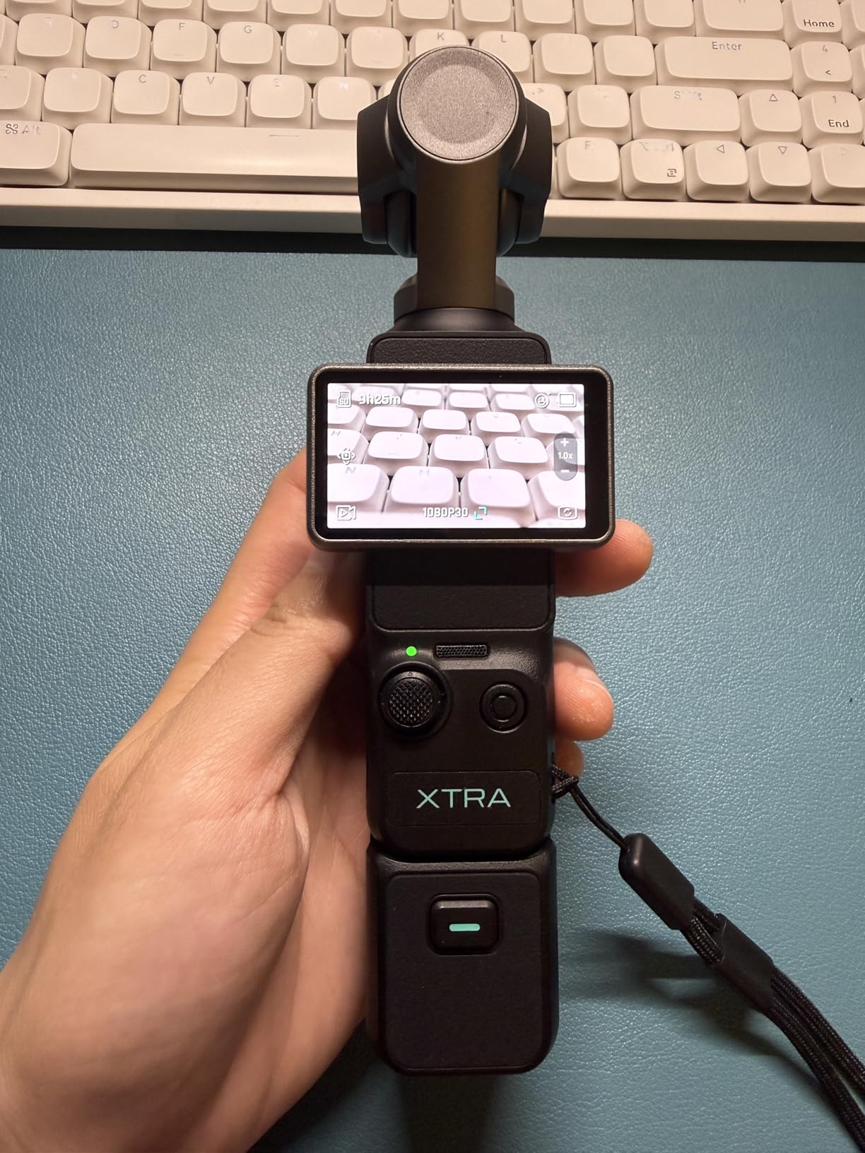 Xtra Muse, Vlogging Camera with 1'' CMOS & 4K/120fps Videos, Pocket Camera with 3-Axis Gimbal Stabilizer, Fast Focusing, Face/Object Tracking, Digital Video Camera for Photography, Digital Camera customer photo 2