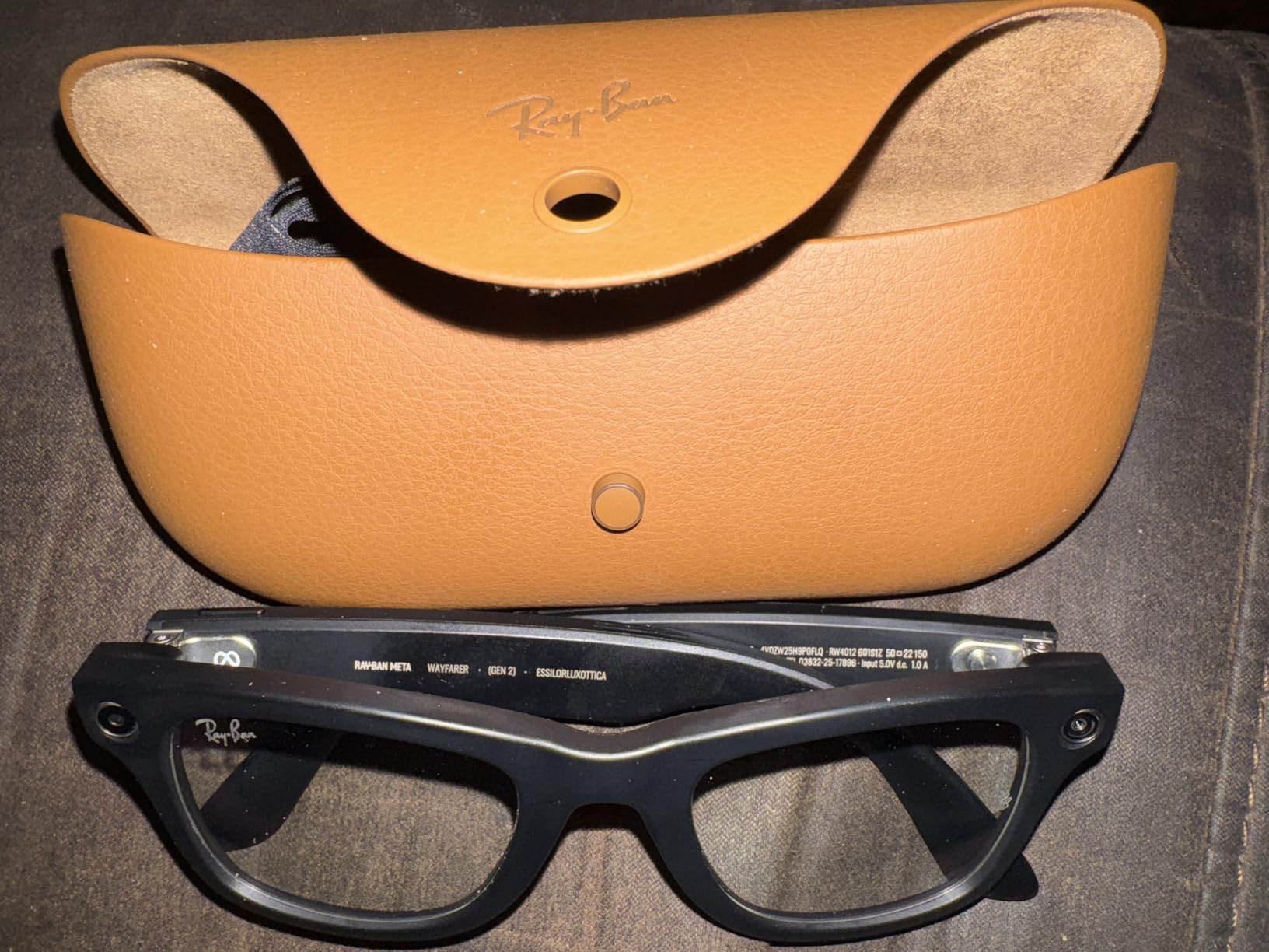 Meta Ray-Ban (Gen 2), Wayfarer, Matte Black | Smart AI Glasses for Men, Women - 2x Battery Life - 3K Ultra HD - 12 MP Ultra-Wide Camera, Audio, Video Recording - Clear Lenses - Wearable Technology customer photo 1