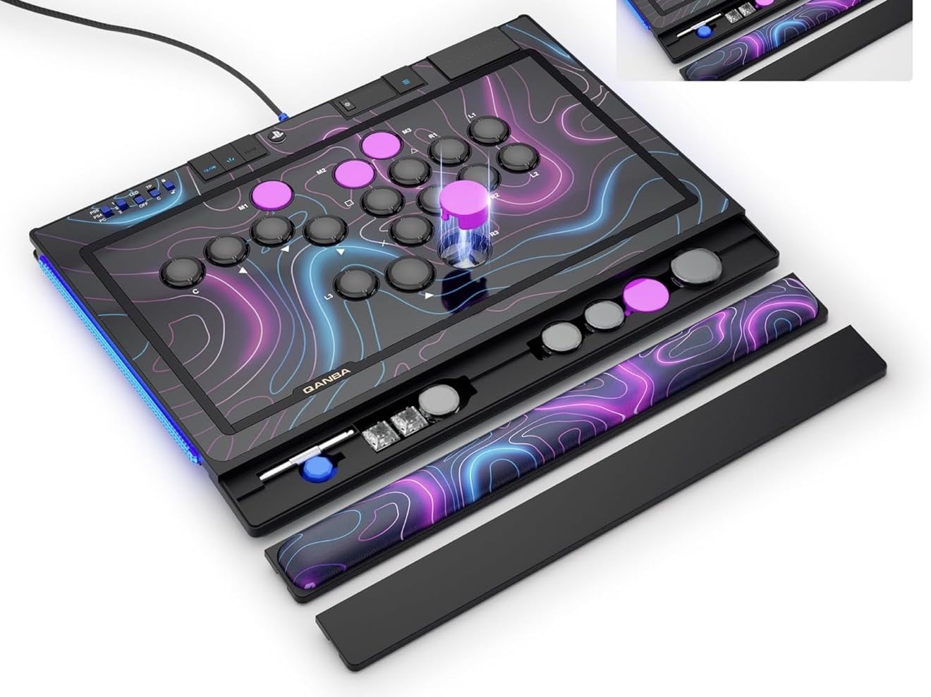 Qanba Sapphire S1 Leverless Arcade Controller Joystick for PlayStation 5 and PlayStation 4 and PC (Fighting Stick) Officially Licensed Sony Product customer photo 2