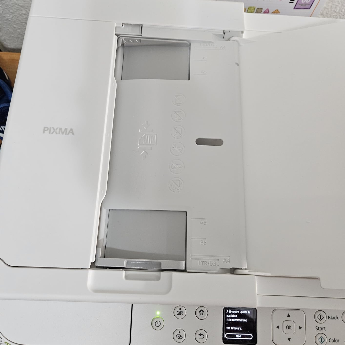 Canon PIXMA TR7120 Wireless Color Inkjet Printer for Duplex Printing, White - Home Printer with Copier/Scanner, Auto Document Feeder, Compact Design customer photo 2