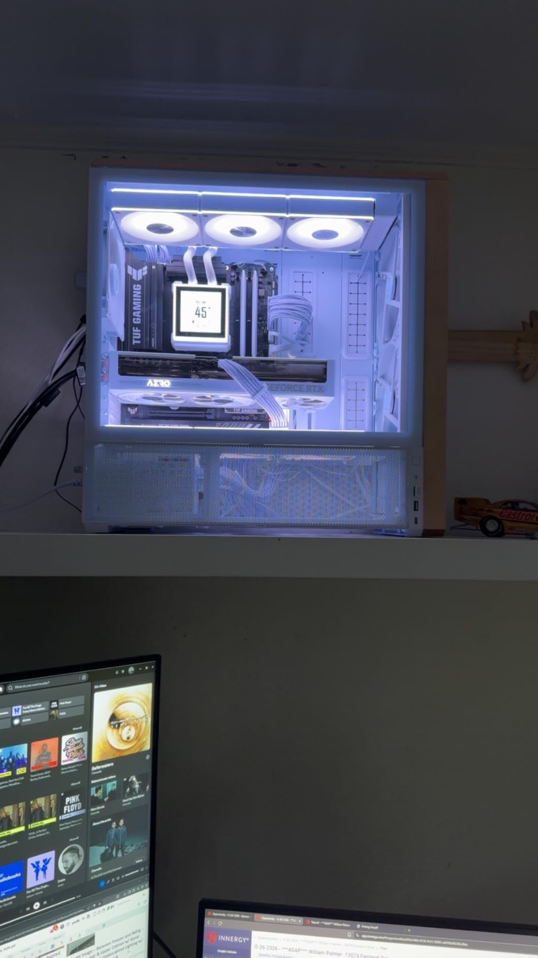 Lian Li Hydroshift II-S LCD 360TL ARGB Liquid CPU Cooler - 360mm AIO - 3.4