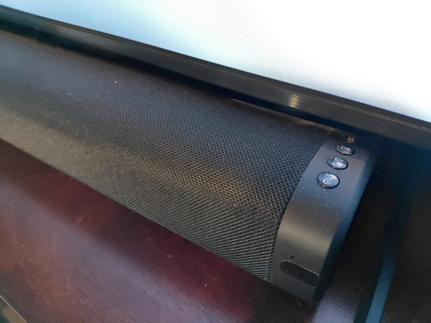 Puriom Sound Bar for Smart TV, 100W Sound Bar with Bluetooth 5.3/ARC/Opt/AUX Connect, 2-in-1 Detachable Home Soundbar, Home Theater Speaker & Bass Effect, for TV/PC/Projectors customer photo 2