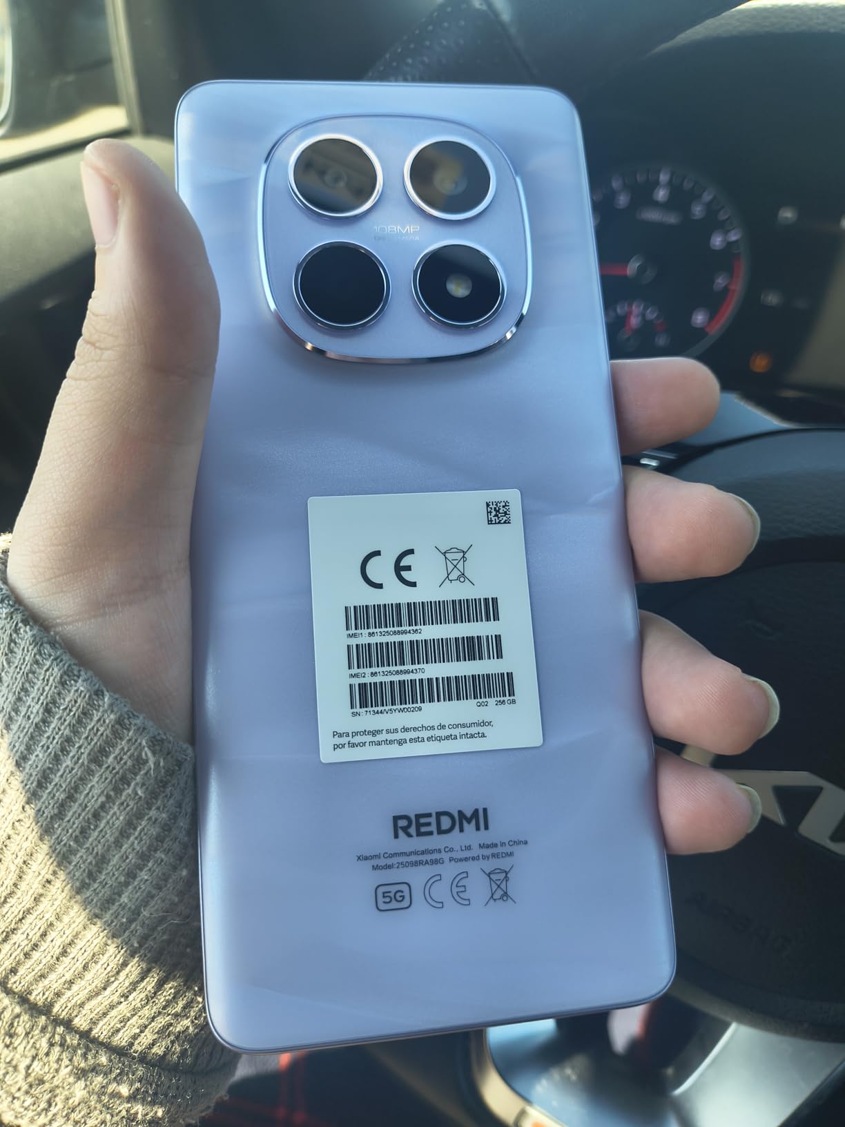Redmi Note 15 5G Ai (256GB + 8GB) 6.77