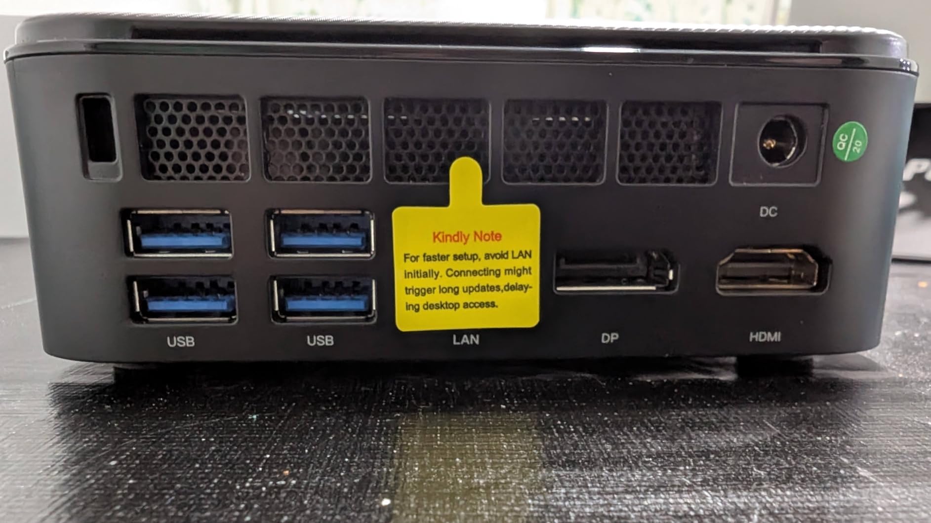 KAMRUI Mini Gaming PC, Hyper H1 win-11 Pro AMD Ryzen 7 7735HS (Beat 7730U/6800U, Up to 4.75GHz) Mini PC, 24GB LPDDR5 5500MT/s 512GB SSD Micro Pc, Mini Computer Triple 4K Display/2.5G LAN/WiFi6/BT5.2 customer photo 1