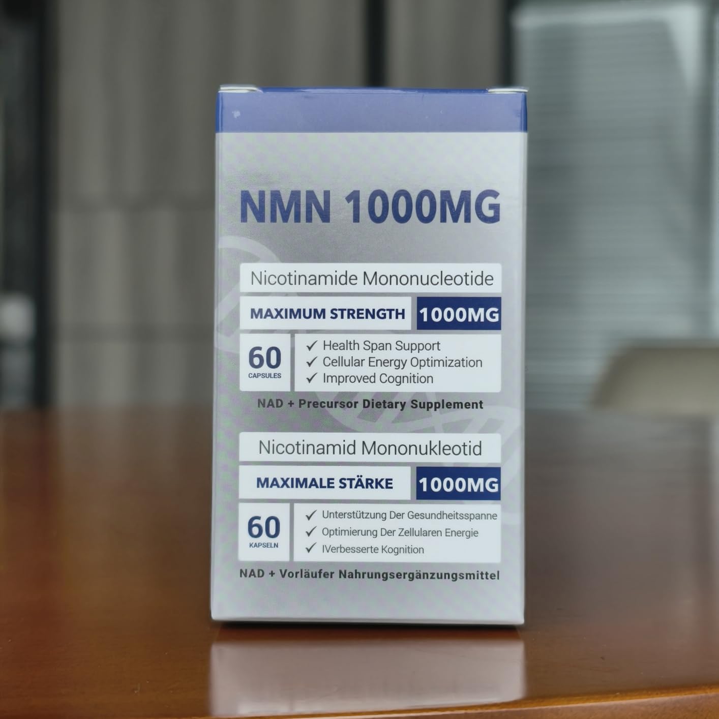 NMN 1000mg Per Serving Maximum Strength - 99% Pure NMN (Nicotinamide Mononucleotide) for NAD, Cell, Immune, Energy, Anti-Aging & Longevity, Stabilized NMN Supplements 1000mg - 60 Veggie Capsules customer photo 2