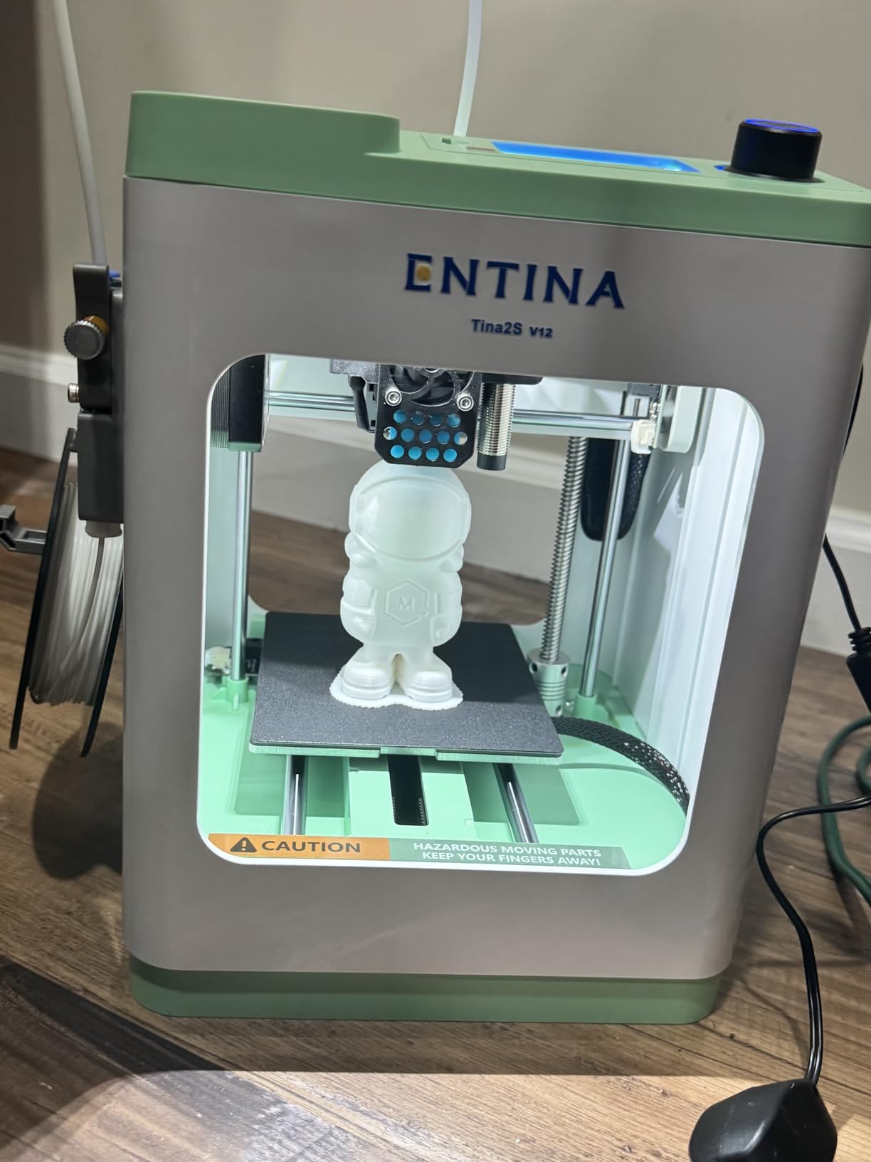 Entina TINA2S 3D Printers with WiFi Cloud Printing, Fully Assembled with Auto Leveling, Huge Library, DIY Mini 3D Printer for Beginners and Kids, High Precision 3D Printer customer photo 2