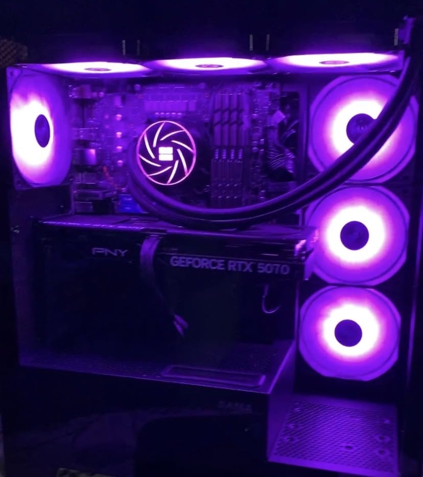 The Horizon RGB I9 RTX Gaming PC || Core I9 CPU || 32GB RAM || 2TB Storage || RTX 5070 OC || 360MM AIO || 1.2GB/s WiFi, 2.4GB/s Ethernet, VR and Gaming Ready || Windows 11 Pro customer photo 1