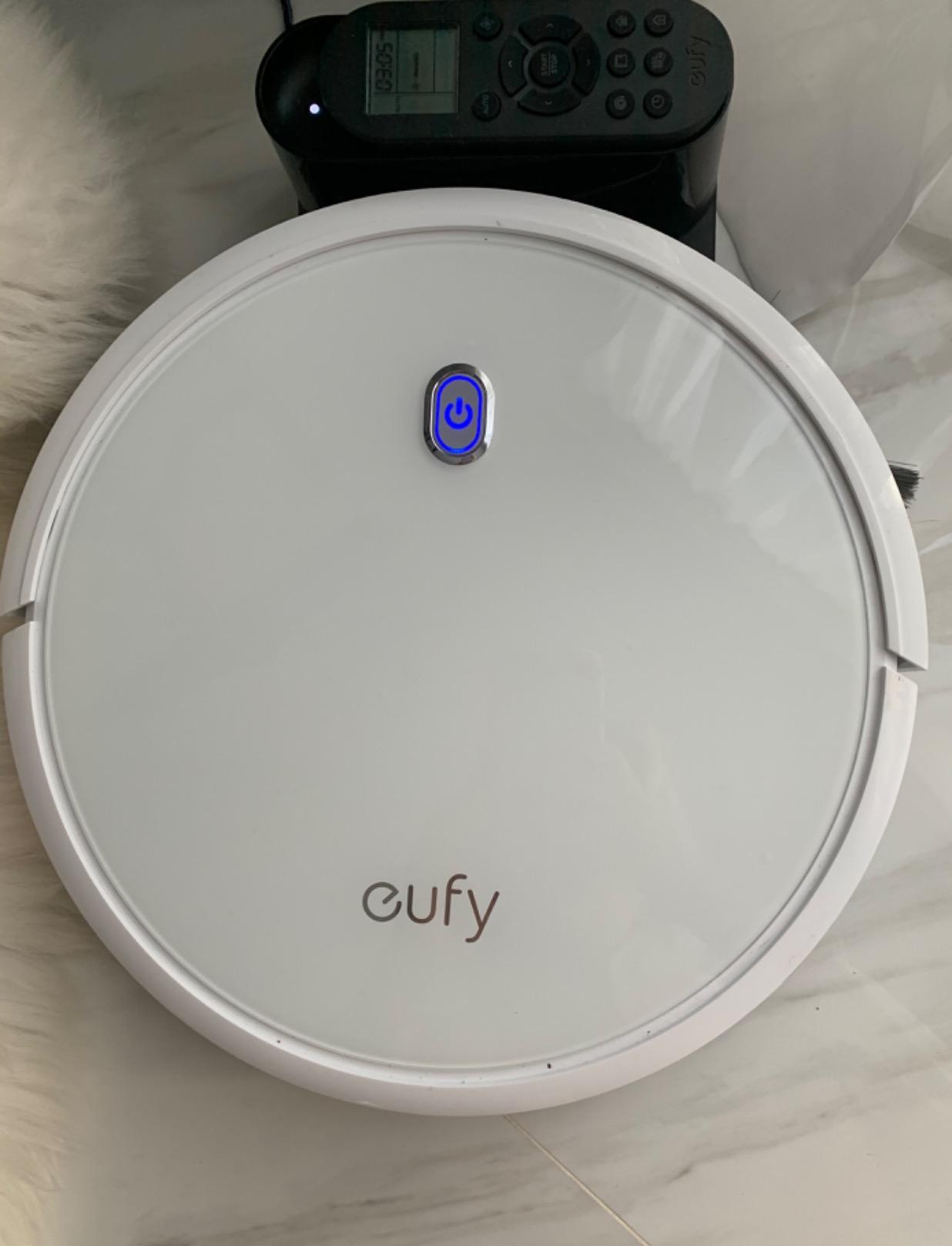 eufy C10 Robot Vacuum Self Emptying, 8 Weeks Hands Free, Advanced Smart Mapping with LiDAR Navigation, 2.85-Inch Slim Design, Powerful Suction, Edge Expansion Brush for Pet Hair, Carpet Detection customer photo 2