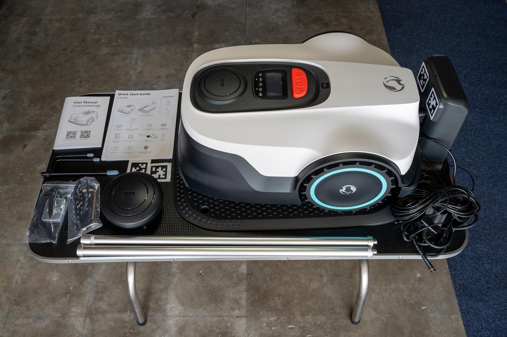 Proudeer Robotic Lawn Mower, Visual+RTK Navigation, Works Under Trees, No Wire, Robotic Mower with Auto Mapping & Edge Cutting customer photo 1