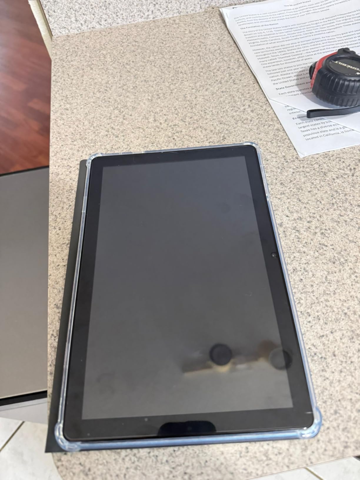 2026 Upgraded Android 16 Tablet, 10 inch Tablet with Keyboard, 24GB+256GB+2TB Expand, Gemini AI Tablet PC with 8-Core, 8000mAh, WiFi, GPS, Electronic 2-in-1 Tablets with Case, Mouse, Stylus (Black) customer photo 2