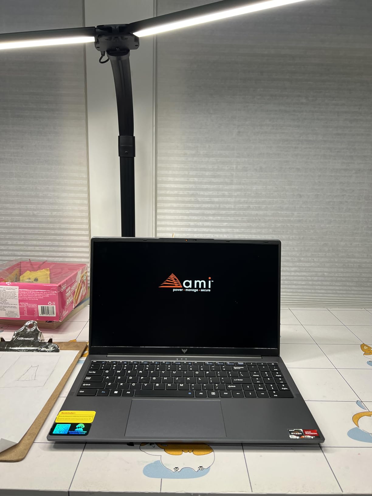 MALLRACE 2026 Light Gaming Laptop - AMD Ryzen 7 5700U 8-Core - 16GB DDR4 - 512GB SSD - AMD Radeon Graphics - WiFi 6 - 15.6