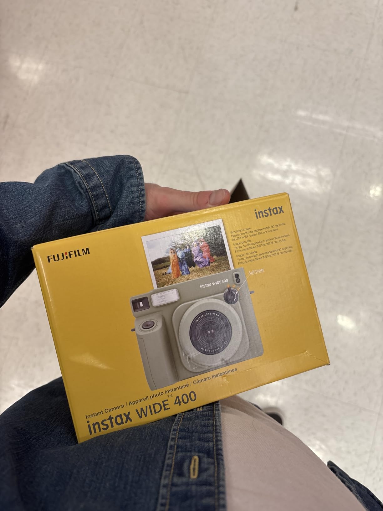 Instax Wide 400 Instant Film Camera - Black customer photo 2
