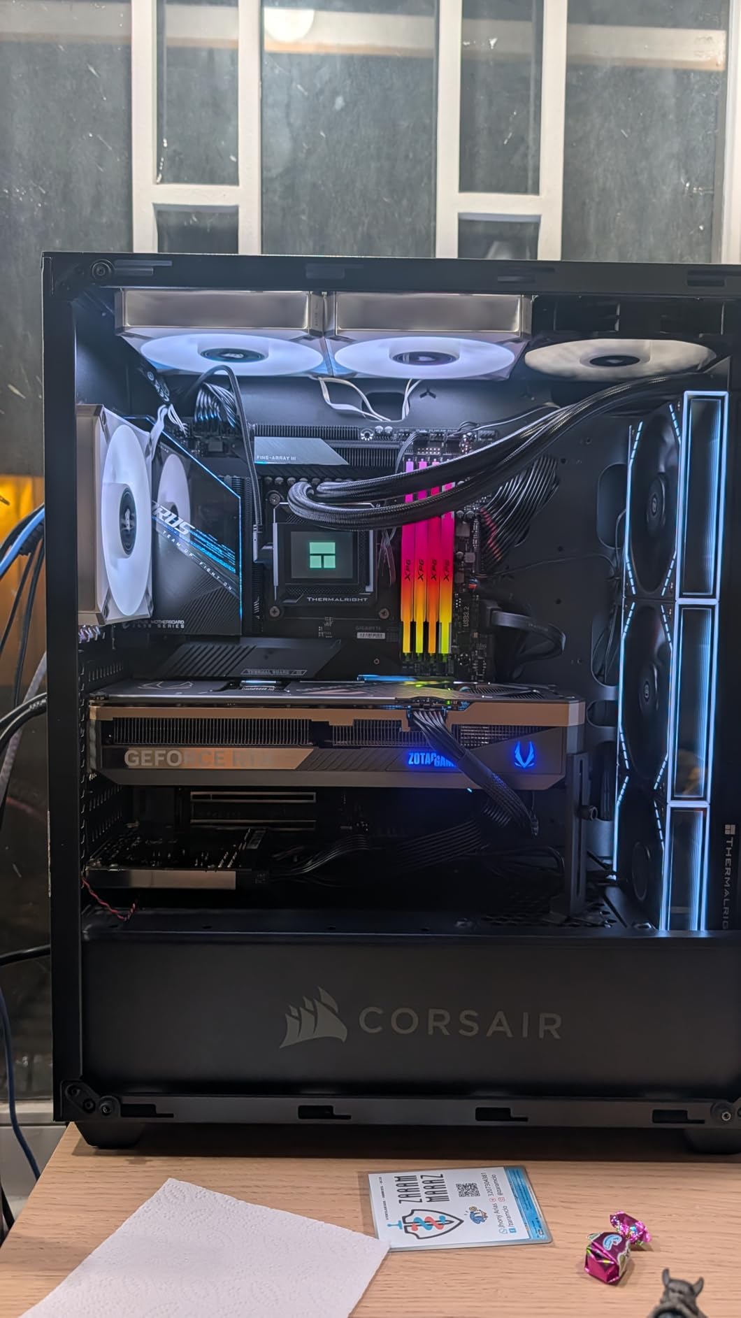 ZOTAC MEK Gaming PC Desktop, NVIDIA GeForce RTX 5080 16GB GDDR7, AMD Ryzen 7 9800X3D Up to 5.2GHz, 32GB DDR5, 2TB NVMe SSD, 850W 80+ Gold PSU, WiFi 6E, Windows 11 Pro customer photo 1