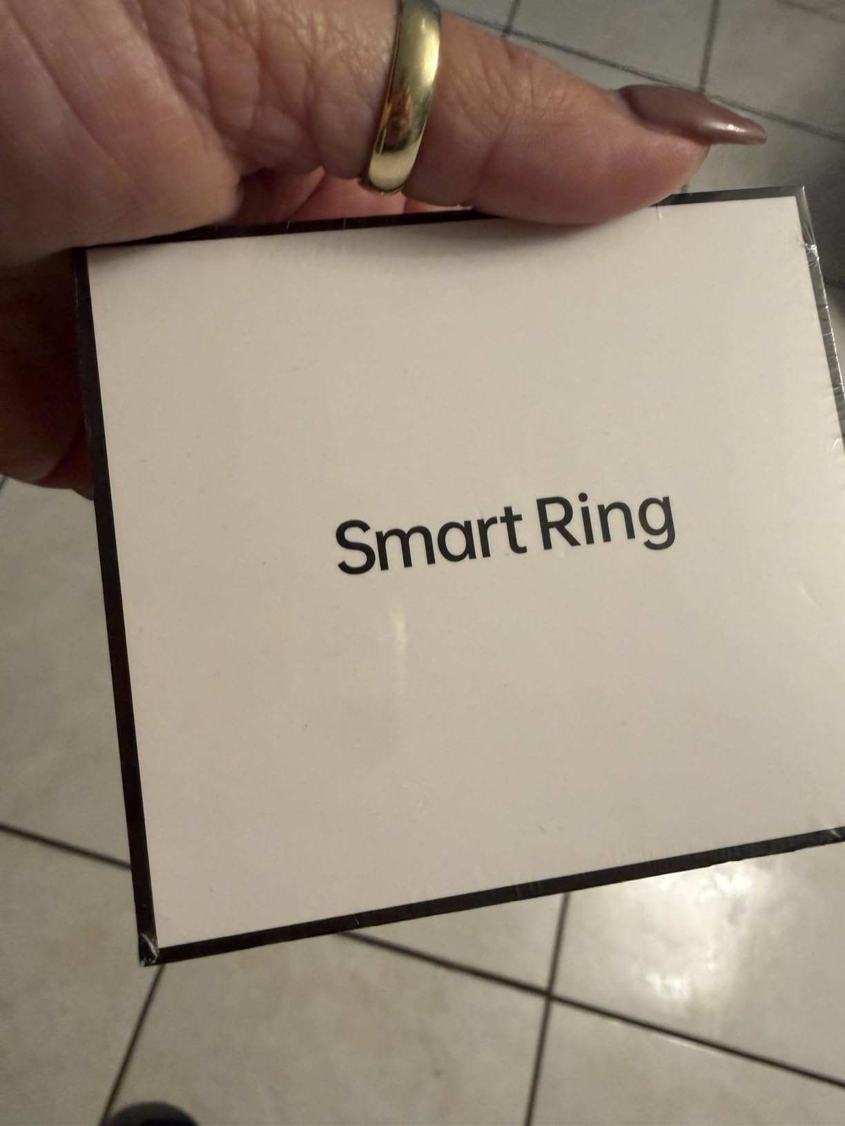Smart Health Ring, Featuring Stress and Sleep Monitoring Functions, Compatible with iOS and Android, Waterproof Fitness Tracker customer photo 2
