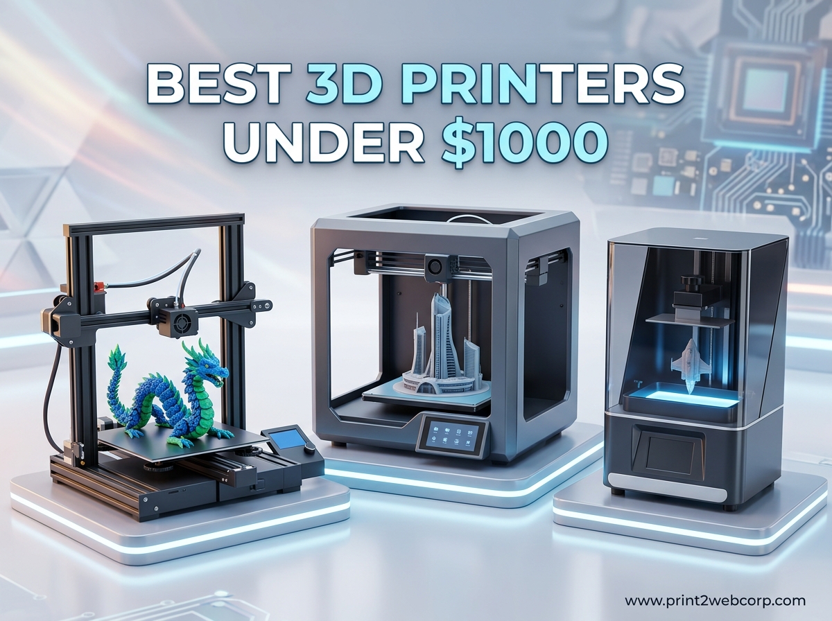 Best 3D Printers Under $1000