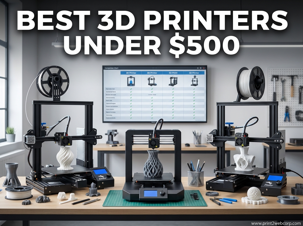 Best 3D Printers Under $500