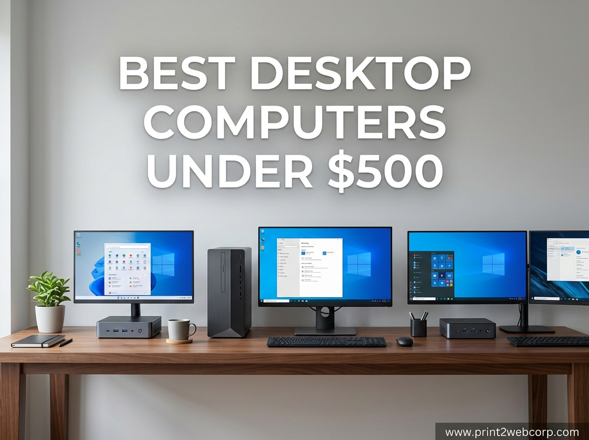 10 Best Desktop Computers Under $500 (August 2026) Guide