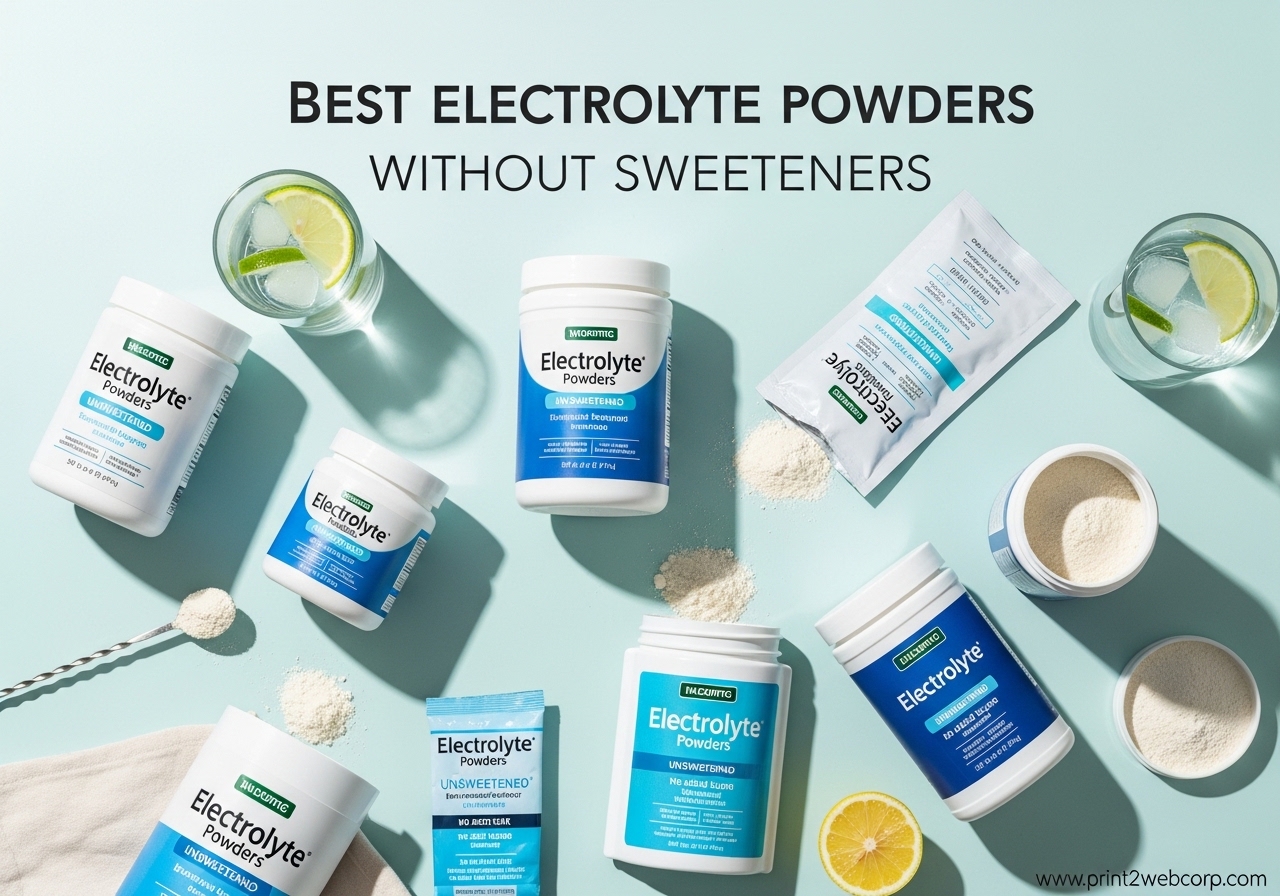 10 Best Electrolyte Powders Without Sweeteners (August 2026)