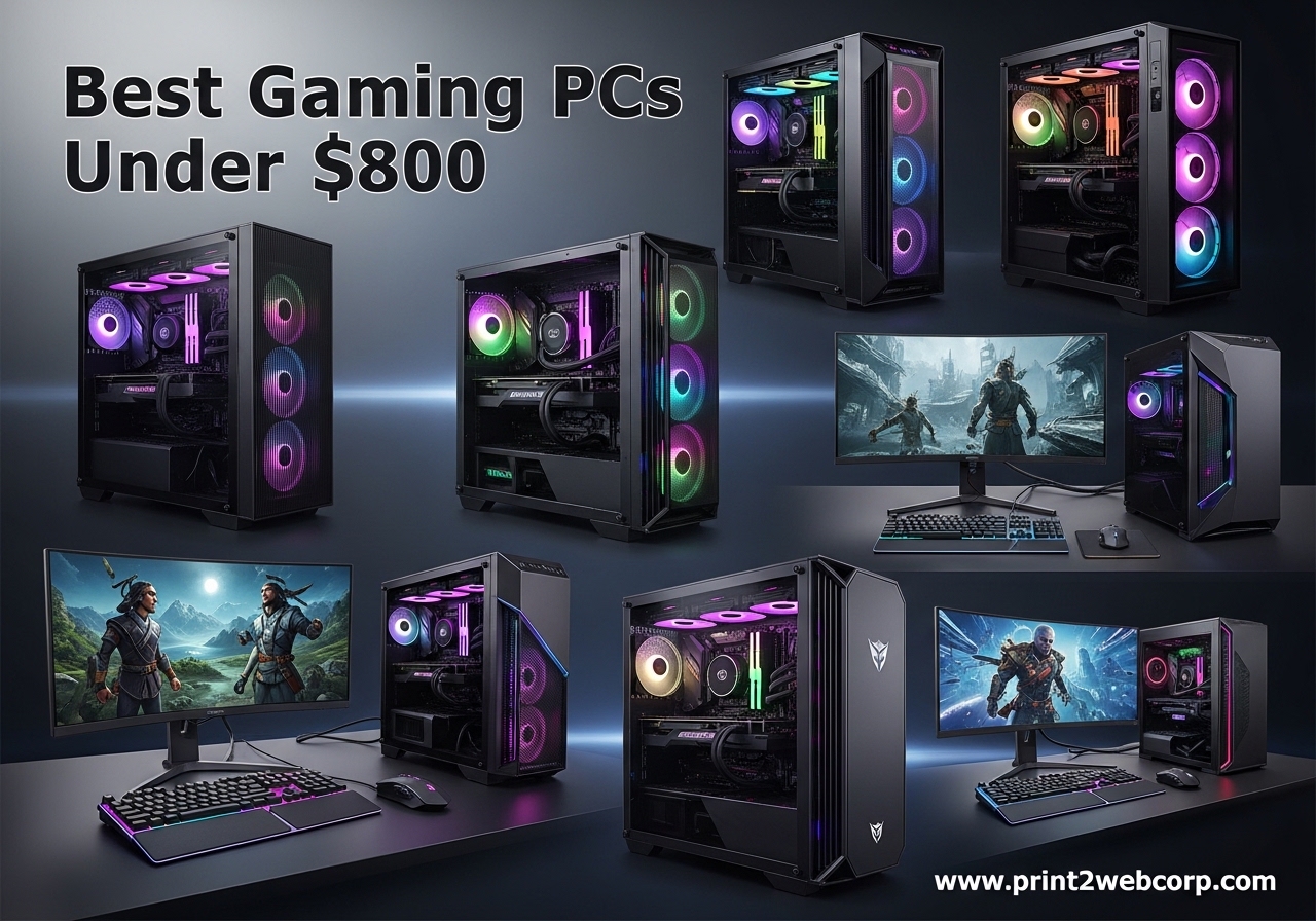 10 Best Gaming PCs Under $800 (August 2026) Expert Reviews
