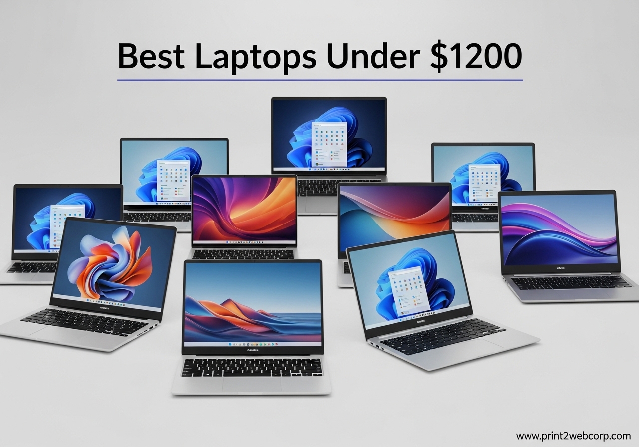 Best Laptops Under $1200