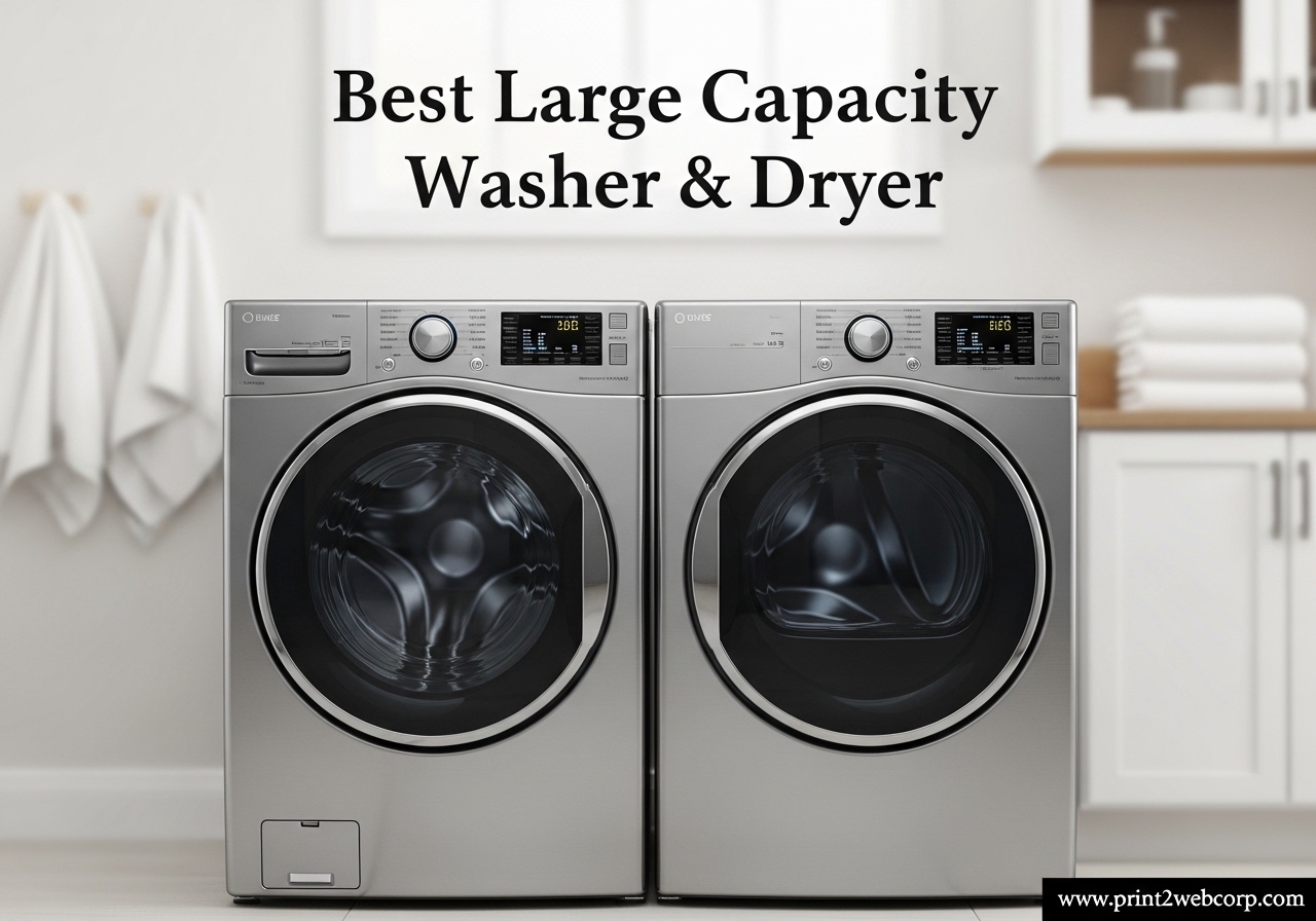 Best Large Capacity Washer & Dryer