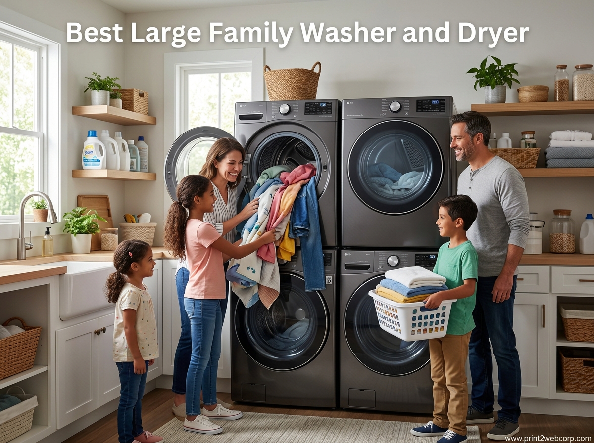8 Best Large Family Washer and Dryer (August 2026) Tested Picks