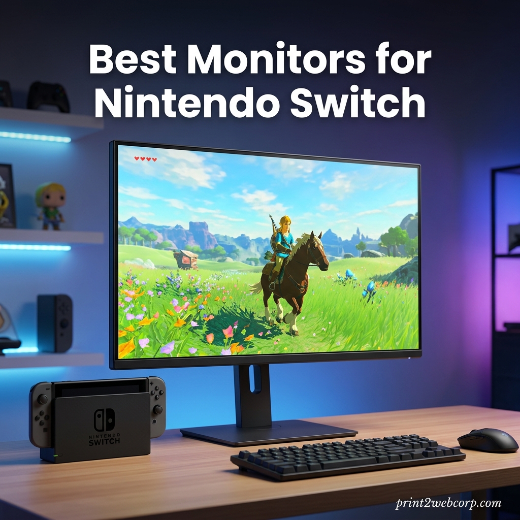 Best Monitors for Nintendo Switch