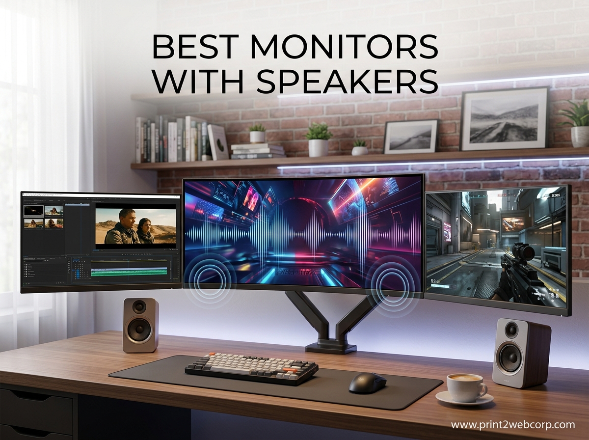 10 Best Monitors with Speakers (August 2026) Reviews & Guide