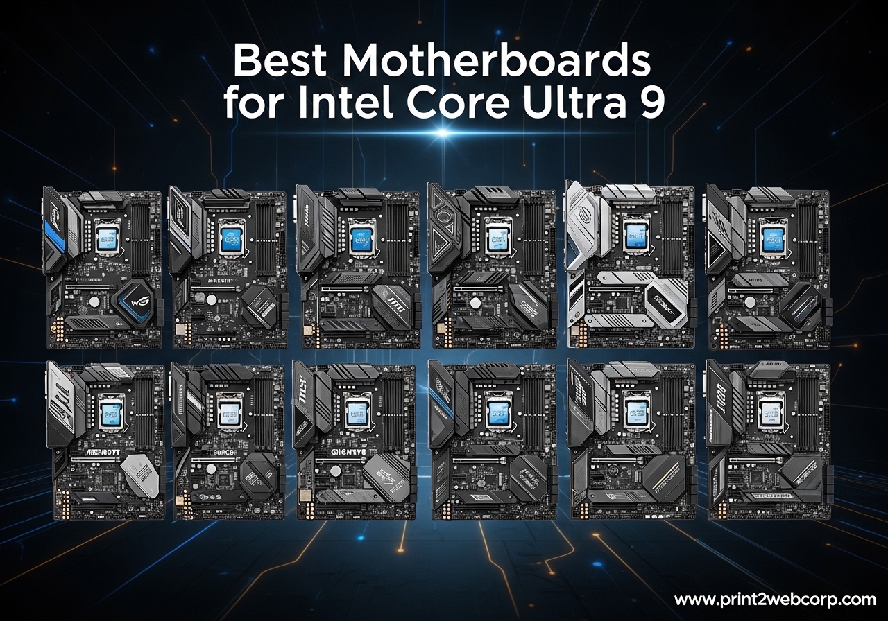 Best Motherboards for Intel Core Ultra 9